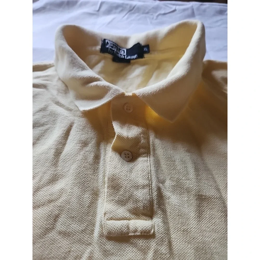 Polo Ralph Lauren Classic Fit‎ Yellow Polo Shirt Men's Size XL